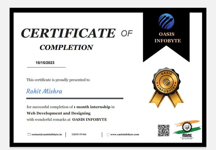 Certificate 1